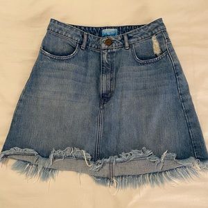 Show Me Your Mumu Denim Skirt